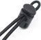 25 pcs Cord Locks Spring Toggle Stopper + 10 Yards 1/8 Inch Cord Stretch String for Drawstring, Shoelaces, Clothing, Backpack, Bags (Black)
